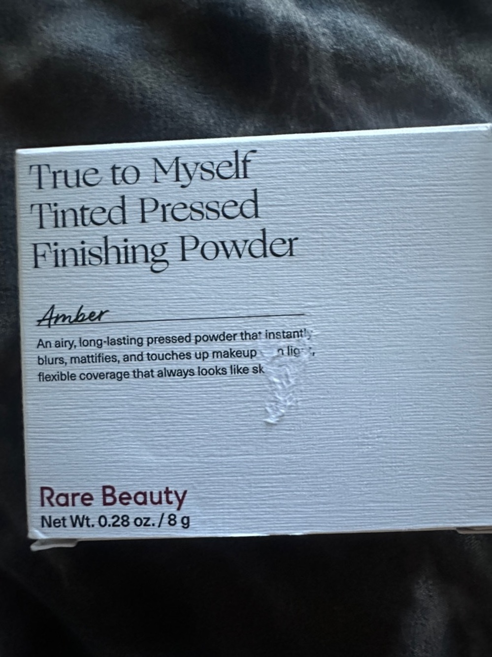 Rare Beauty Tinted Pressed Finishing Powder — Amber